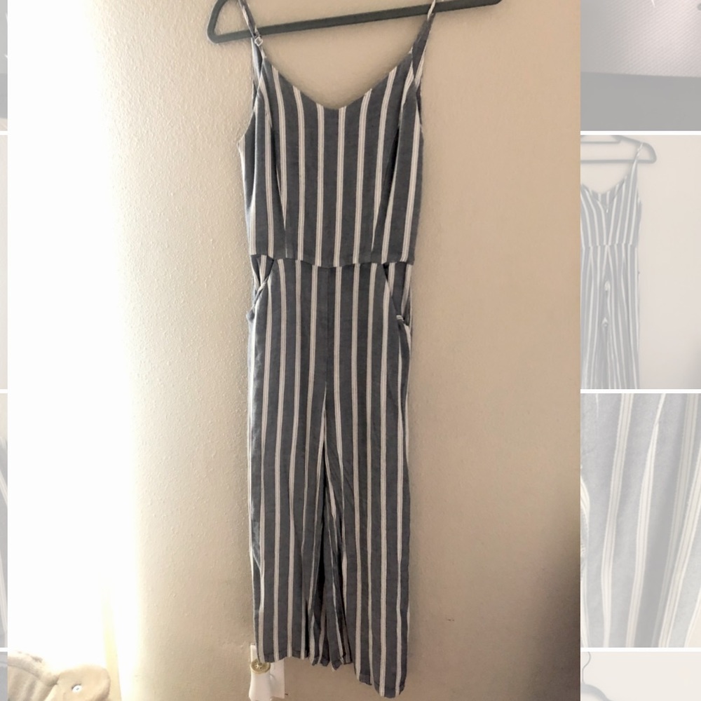 Grey and white S jumpsuit